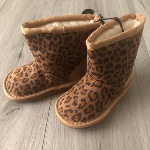 NWOT Toddler Girl-Leopard Boots